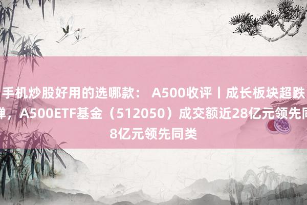 手机炒股好用的选哪款： A500收评丨成长板块超跌反弹，A500ETF基金（512050）成交额近28亿元领先同类