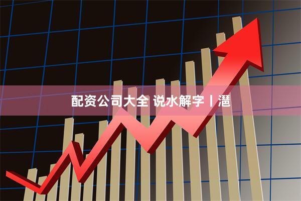 配资公司大全 说水解字丨潖